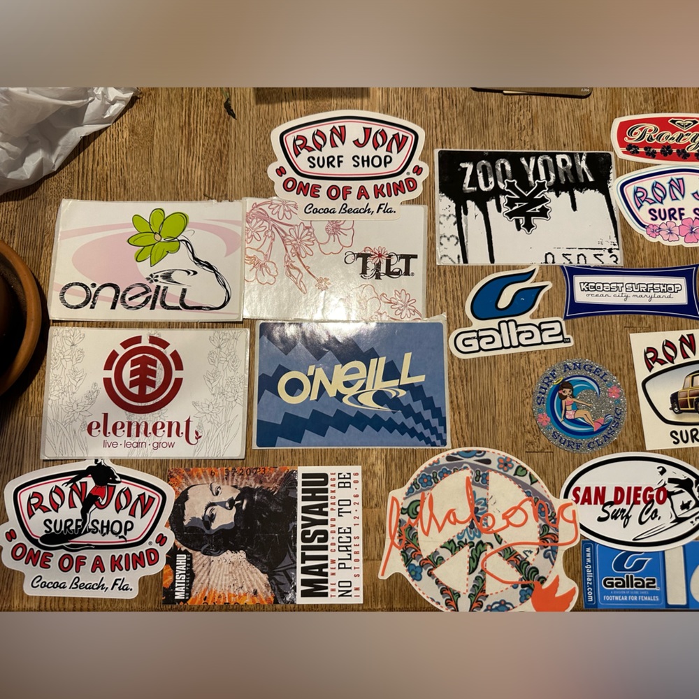 Early 2000s sticker pack